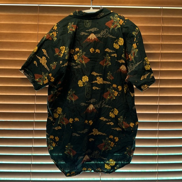 Star Wars Boba Fett Volcano Button Up, L - Picture 5 of 5